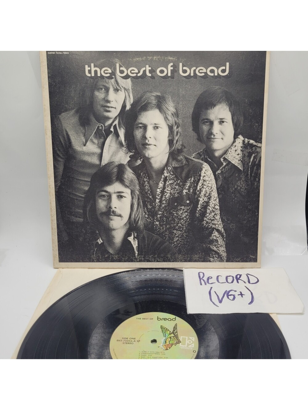 Bread The Best Of Bread Vintage Vinyl LP 1973 Elektra Record Album Vintage VG+